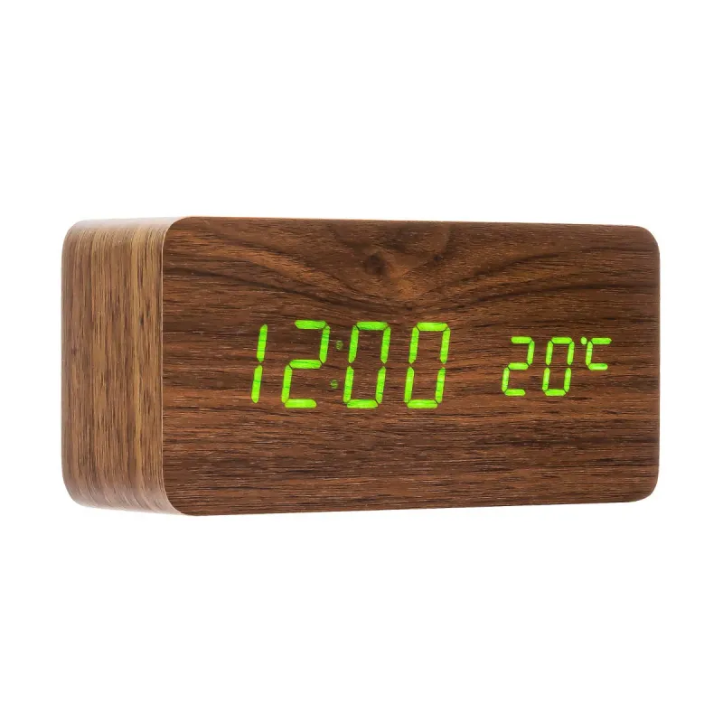 Часы электронные VST-862-4-Green с температурой и подсветкой