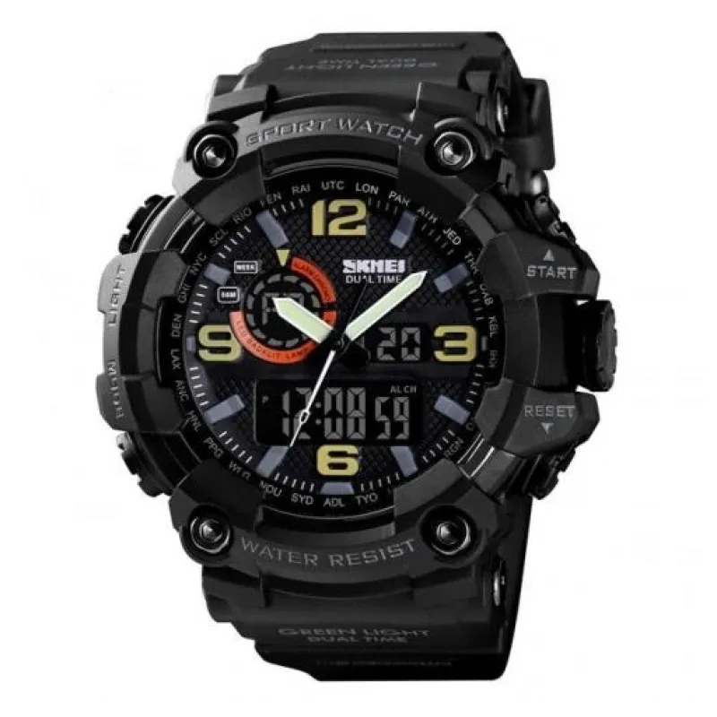 Часы наручные SKMEI 1520BK, BLACK, 9763