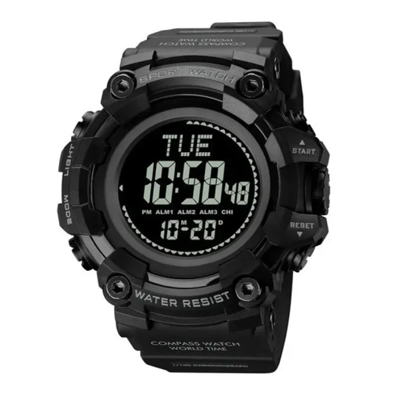 Часы наручные SKMEI 2037BK, BLACK, Compass, 10292