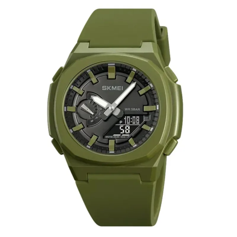 Часы наручные SKMEI 2091AGBK, GREEN-BLACK, 10301