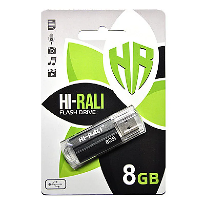 USB флеш накопитель Hi-Rali 8GB/ HI-8GBVC (Гарантия 3года)