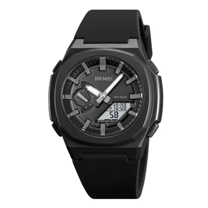 Часы наручные SKMEI 2091BKGYBK, BLACK/GREY-WHITE, 10345
