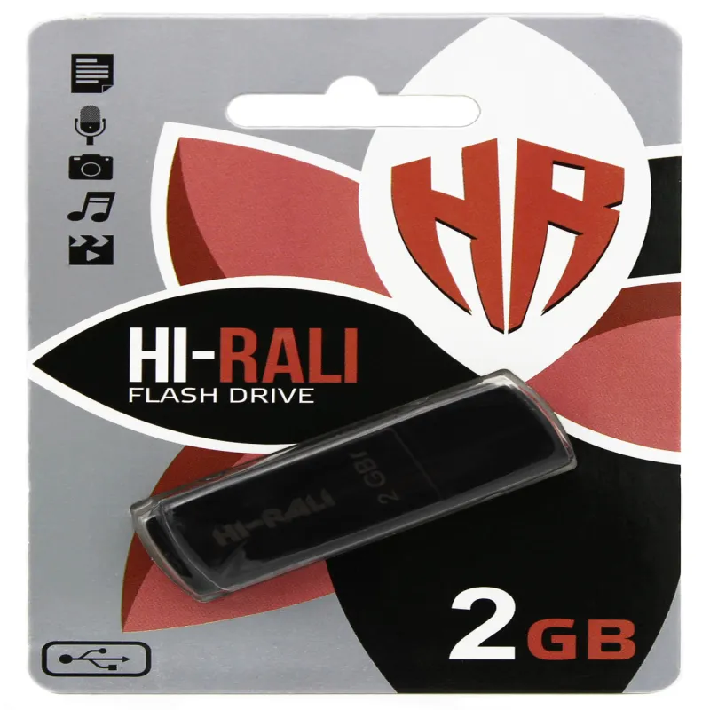 USB флеш накопитель Hi-Rali 2GB/ HI-2GBTAG (Гарантия 3года)
