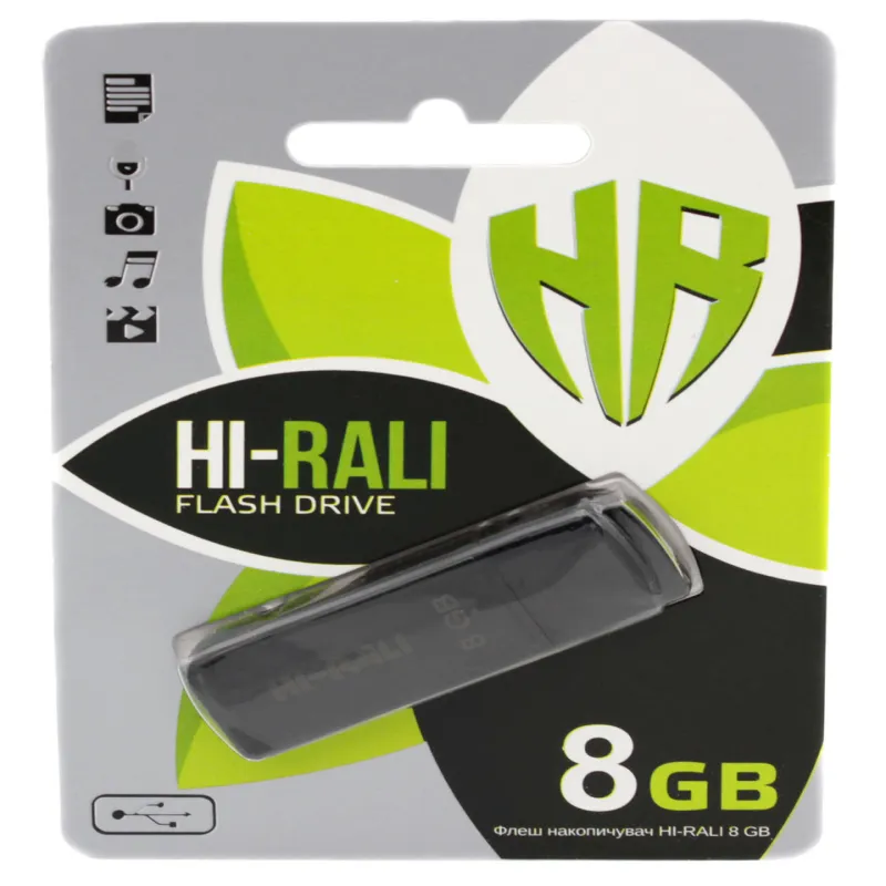 USB флеш накопитель Hi-Rali 8GB/ HI-8GBTAG (Гарантия 3года)