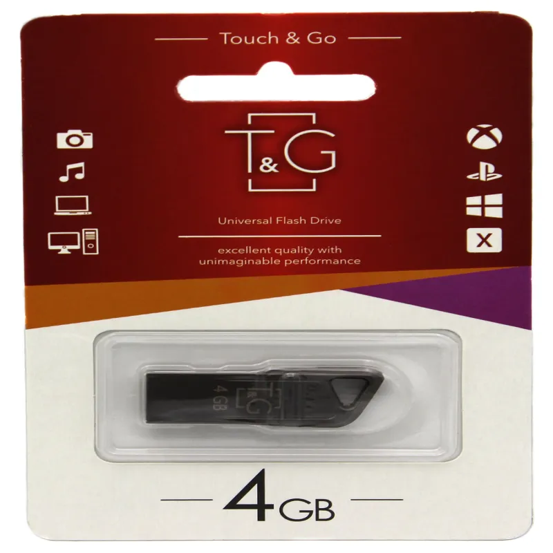 USB флеш накопитель T&G 4GB/ TG114-4G (Гарантия 3года)