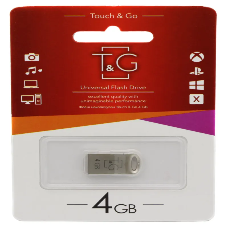 USB флеш накопитель T&G 4GB/ TG105-4G (Гарантия 3года)