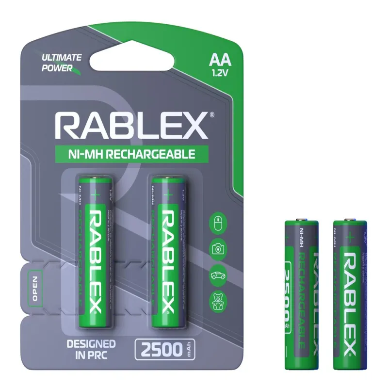 Аккумулятор Rablex HR6/AA Ni-MH 2500mAh 1.2V 1 шт.