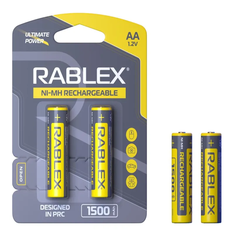 Аккумулятор Rablex HR6/AA Ni-MH 1500mAh 1.2V 1 шт.