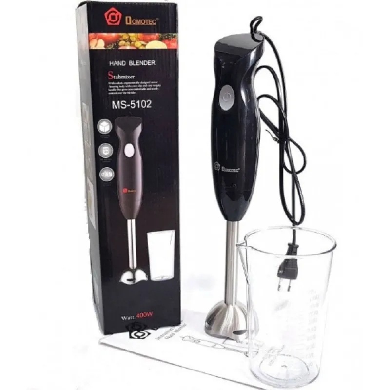 Блендер ручной MS-5102 с белой чашей