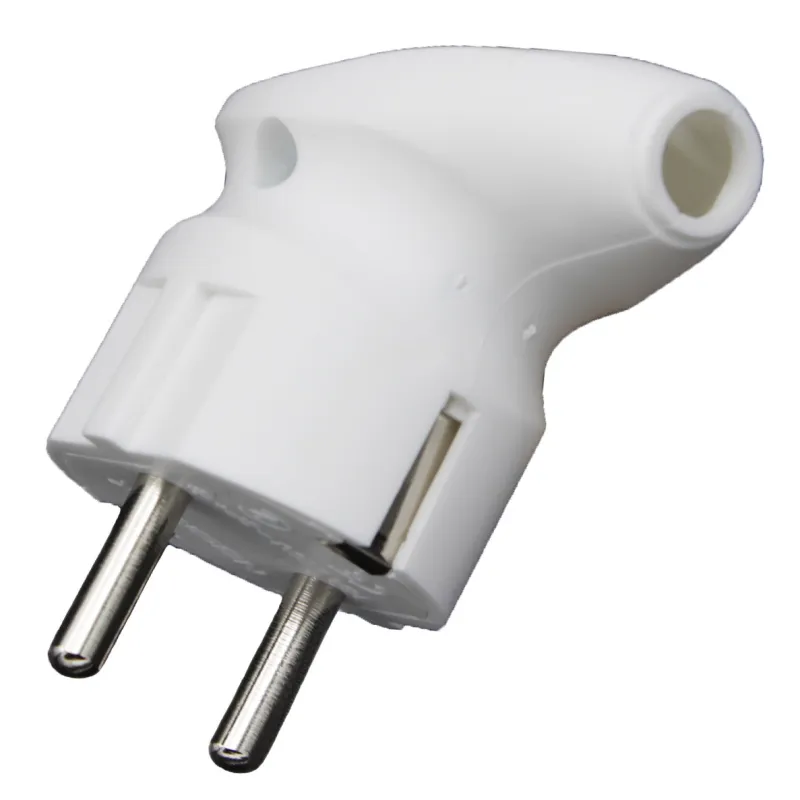 Электровилка Neomax угловая белая С/З 16A Евро (NX1005)