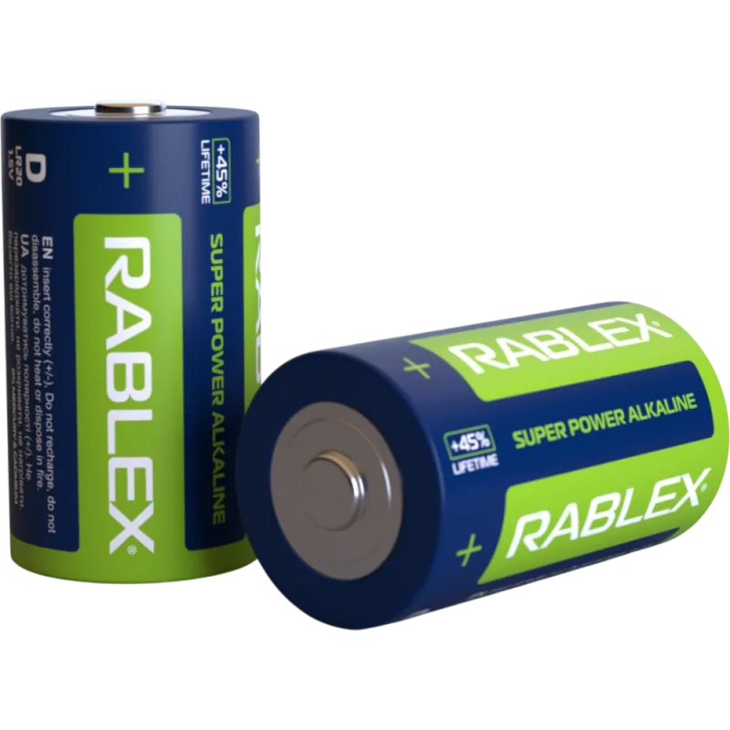 Батарейка Rablex LR20 D 1.5V / Alkaline