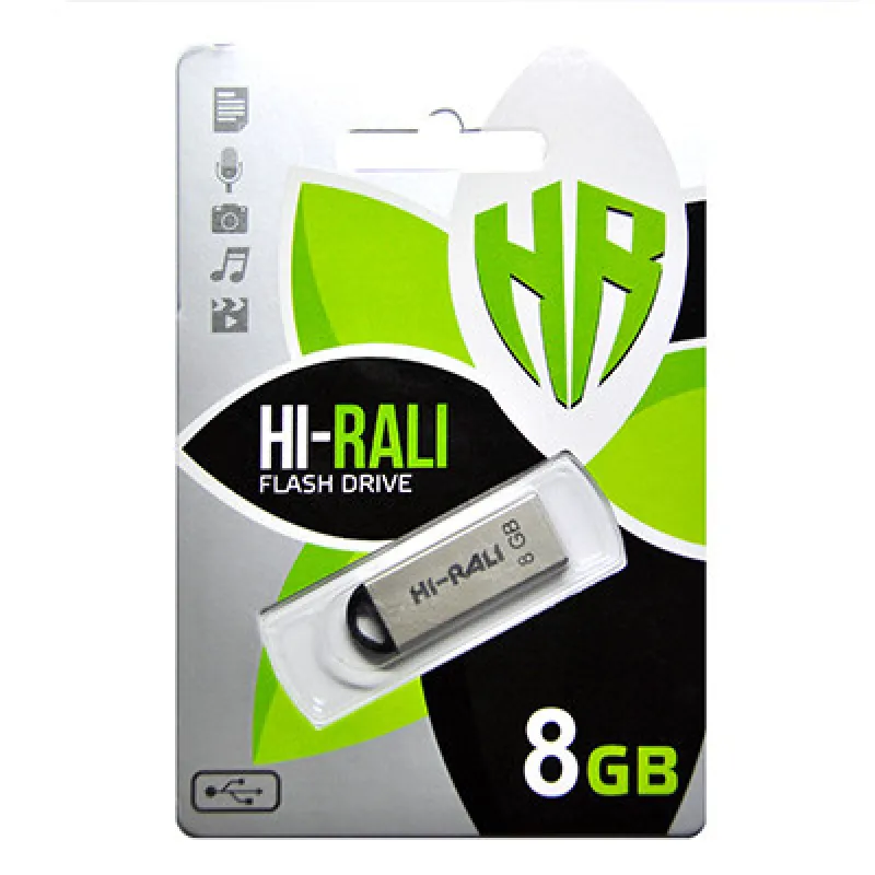 USB флеш накопитель Hi-Rali 8GB/ HI-8GBFITSL (Гарантия 3года)