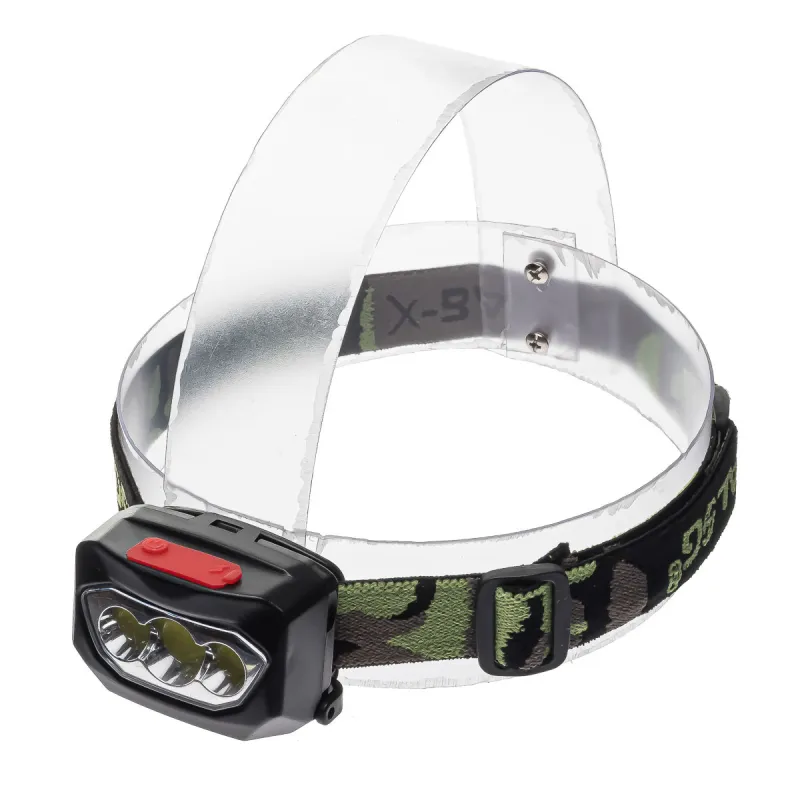 Налобный фонарь Bailong BL-933C, Акк., LED+COB, MicroUSB, 5112