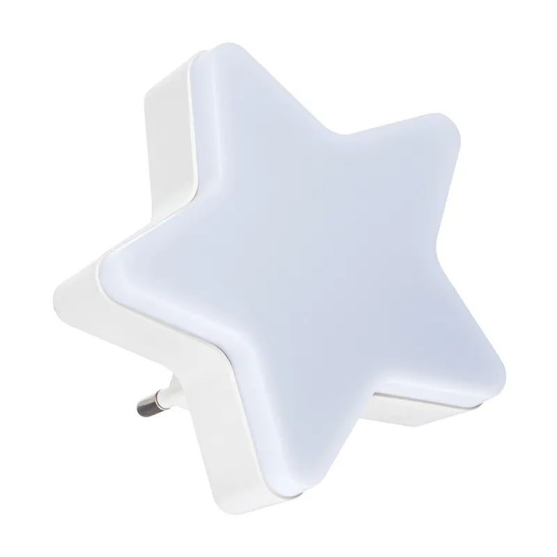 Ночник LED в розетку с выключателем Звёздочка YP-647 / DH-8