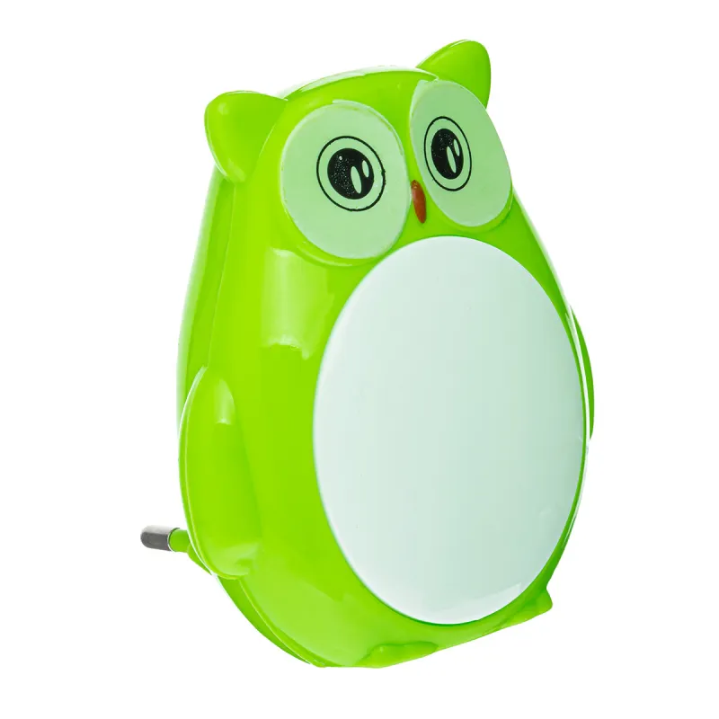 Ночник LED в розетку с выключателем Сова  / DH-13