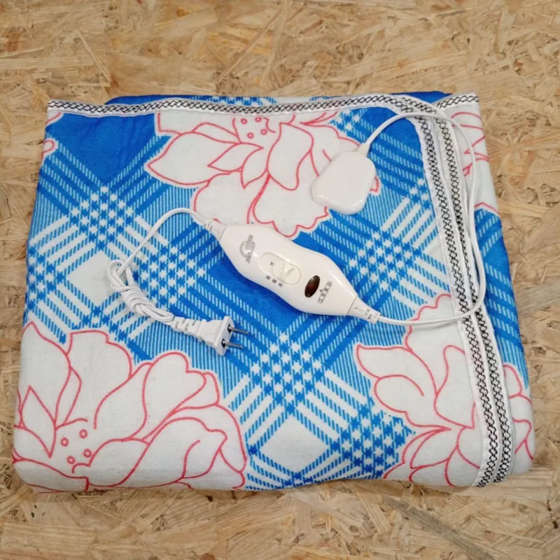 Электропростынь с регулировкой температуры размер 150см на 120см (разные цвета)