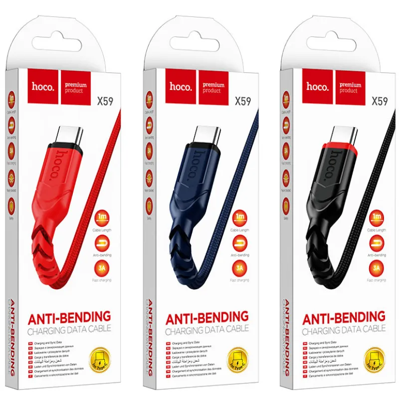 Кабель USB HOCO X59 Type-C