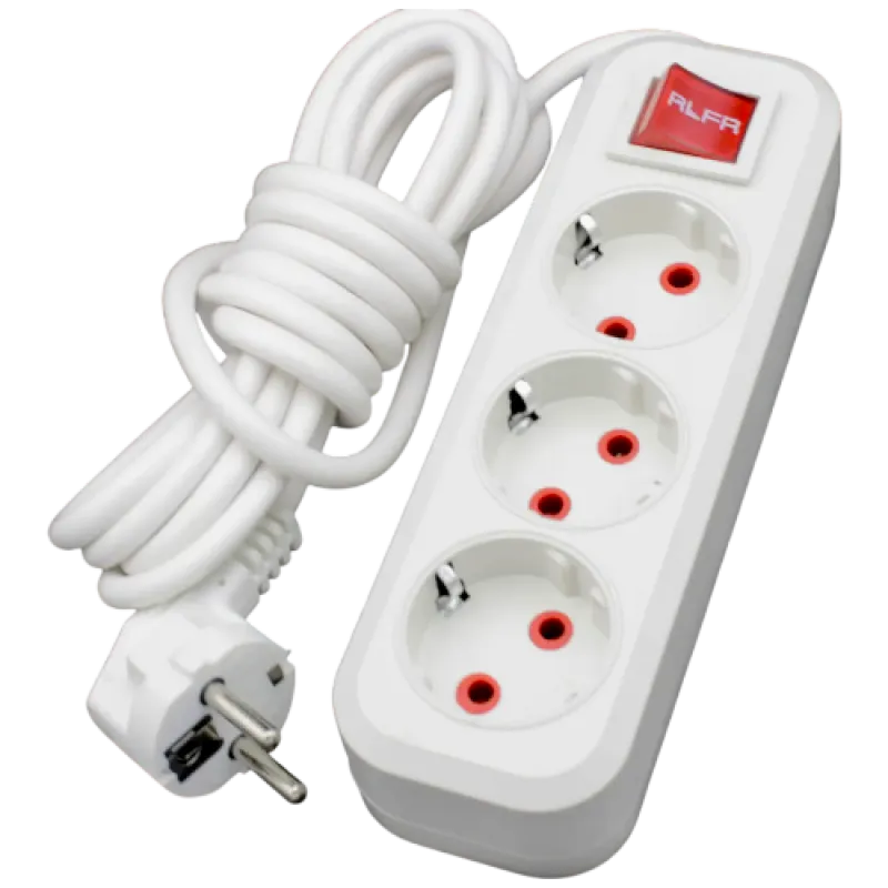 Удлинитель RLFR 3 гнезда, 8 метра (10М)