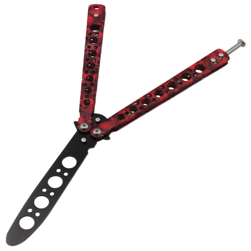 Нож бабочка Тренировочная Skall 301-2 Red