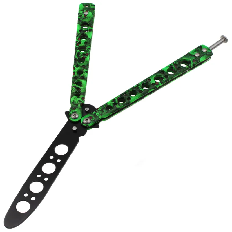 Нож бабочка Тренировочная Skall 301-4 Green