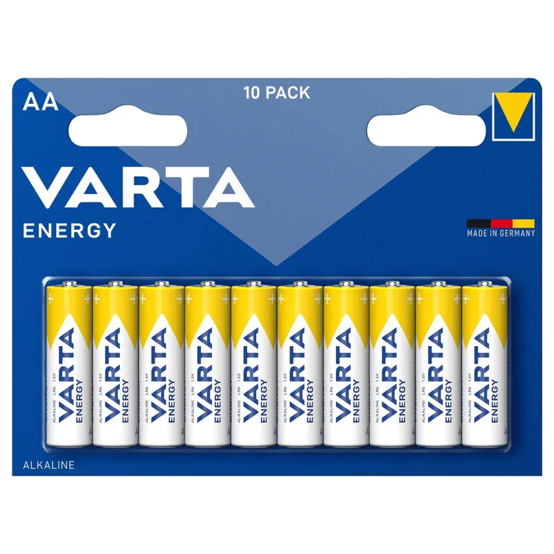 Батарейка Varta LR6/AA Energy 10шт/ Alkaline