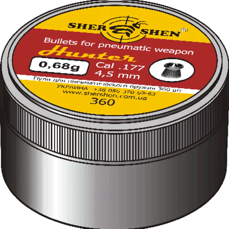 Пули Шершень 0.68г 360шт Hunter