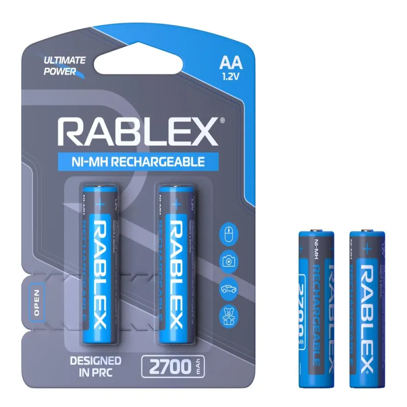 Аккумулятор Rablex HR6/AA Ni-MH 2700mAh 1.2V 1 шт.