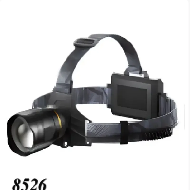 Налобный фонарь Bailong BL-8075-2-GT100, 2x18650, zoom, ЗУ microUSB