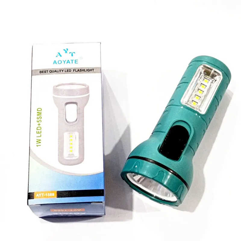 Ручной фонарь AYT-1588, 2xR6,AA,COB