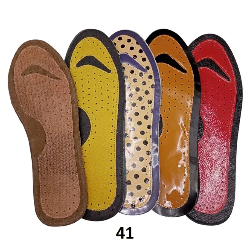 Стельки кожанные РАСПРОДАЖА !!  размер 41 (разные цвета)