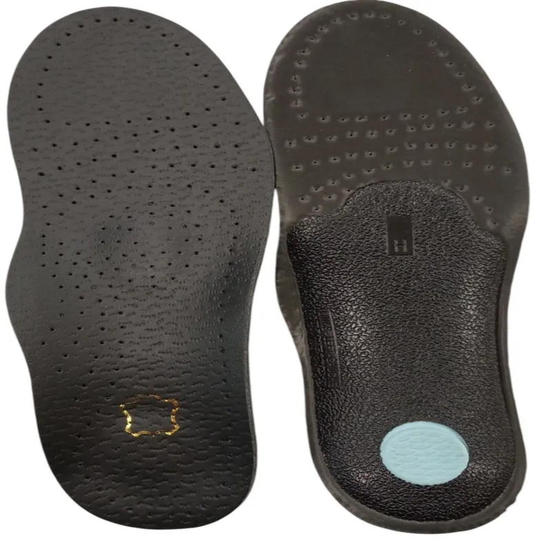 #16 Стельки кожаные ортопедические супинаторы в туфли №16 чёрные / разм.40