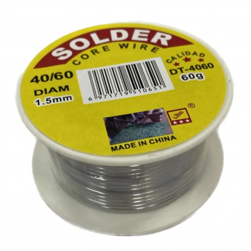 Припой Олово для пайки SOLDER 1,5мм, 60г.
