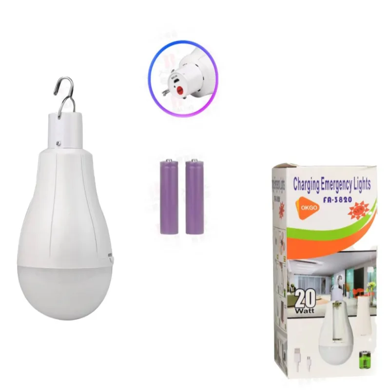 Фонарь для кемпинга FA-3820 USB с крючком, аккумуляторная  лампа 20W