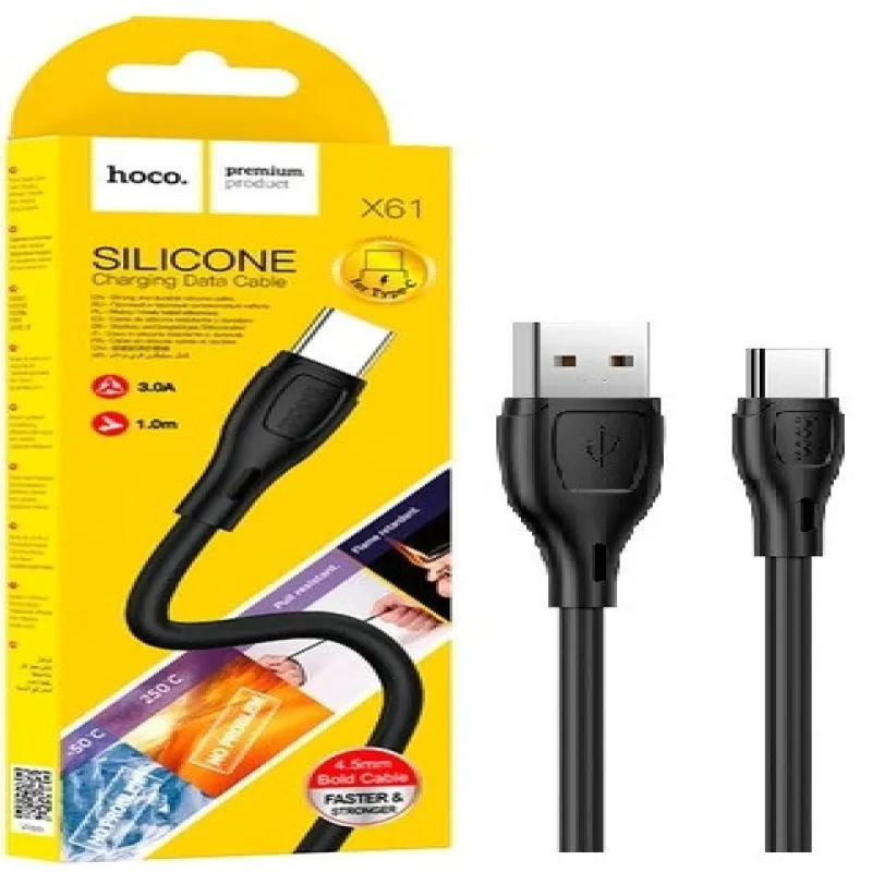 Кабель USB HOCO X61 Type-C 3.0A, 1м
