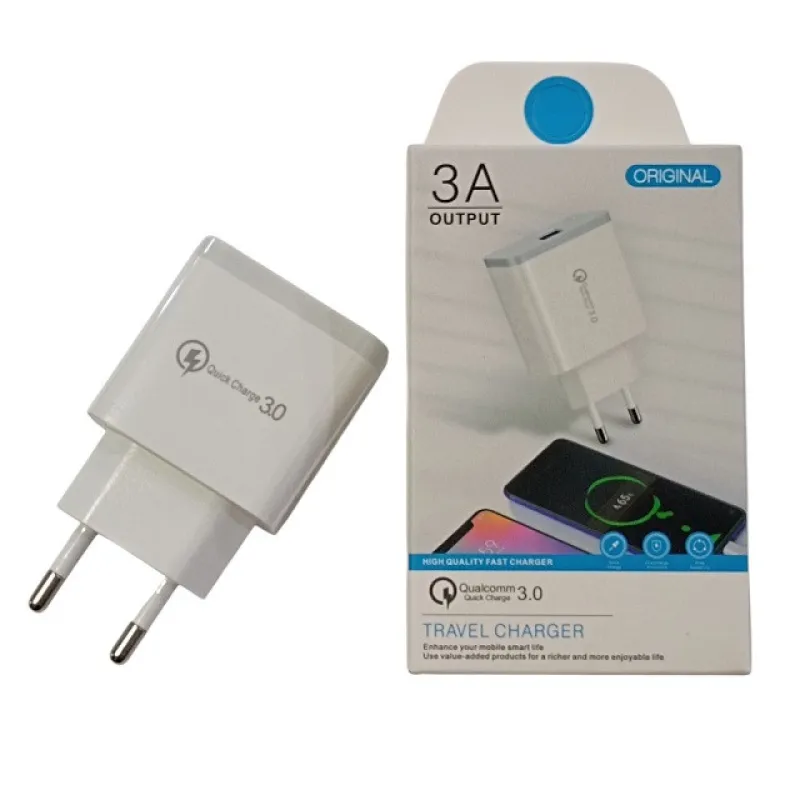 Сетевое зарядное устройство USB x 1 Fast 3.0A Original Travel / Model: AR-40