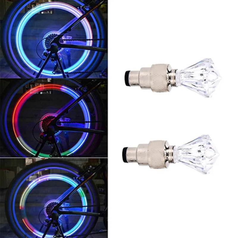 Велозолотник 821-1RGB, 5 цветов, 3xAG10 / КРИСТАЛ