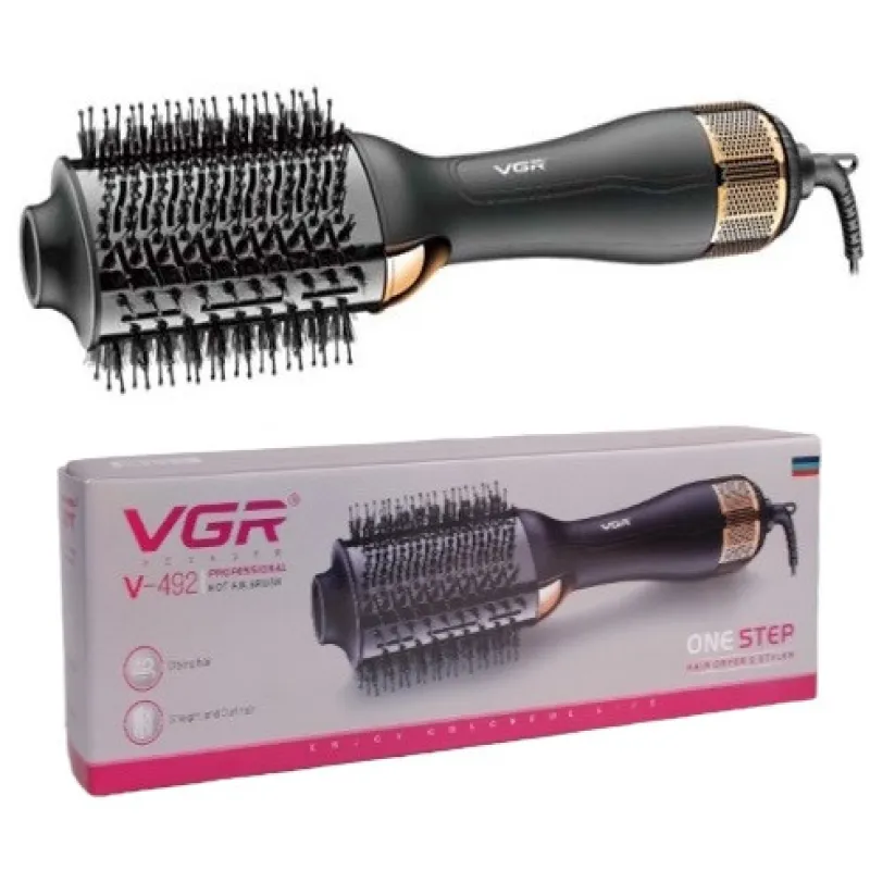 Фен щётка для волос VGR V-492 воздушный стайлер