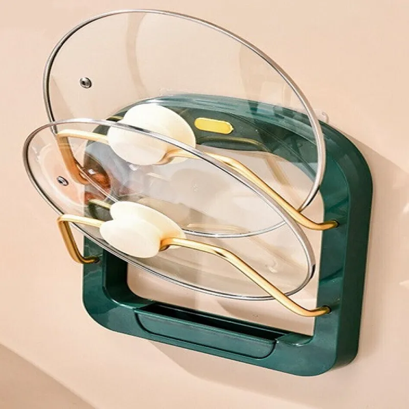 Подставка под крышки кастрюль на стену Kitchen pot cover rack 8649
