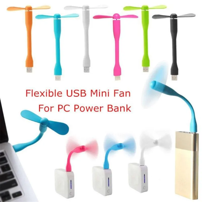 Вентилятор мини в USB hh-01, 1713, разные цвета