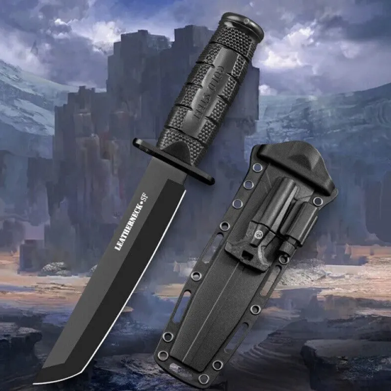 Нож охотничий Leatherneck S/F Танто чёрный 2015, 29см