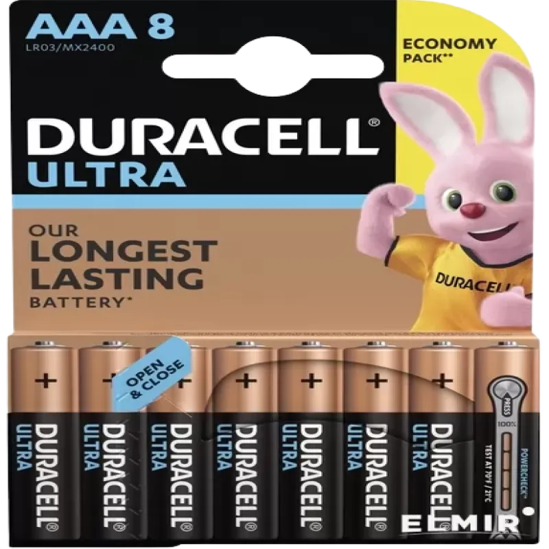 Батарейка Duracell Ultra LR3/ AAA цена за 1шт (блистер - 8шт.)