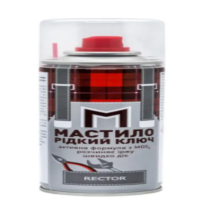 Масло проникающее с преобразователем ржавчины "Жидкий ключ" Rector аэрозоль 200мл.