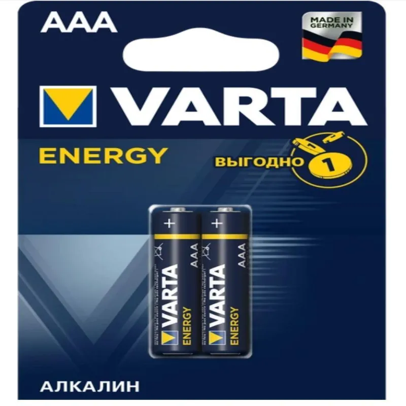 Батарейка Varta LR3/AAA Energy 2шт/ Alkaline