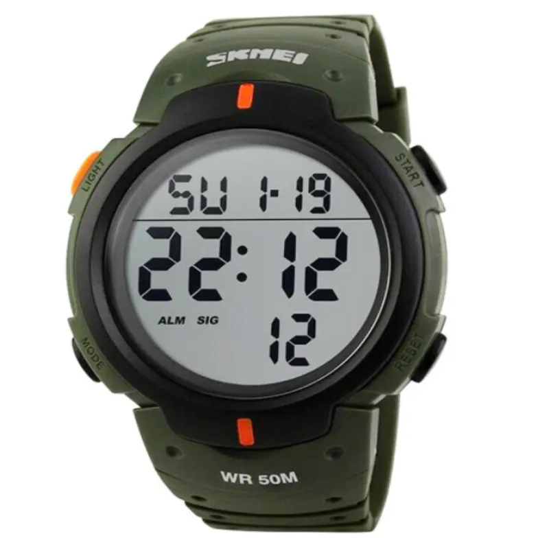 Часы наручные SKMEI 1068AG, ARMY GREEN, 9289