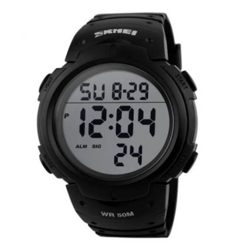 Часы наручные SKMEI 1068BK, BLACK, 6016