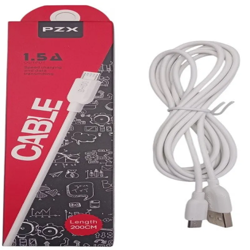 Кабель USB PZX S-01 2M MicroUsb / длинна 2 метра