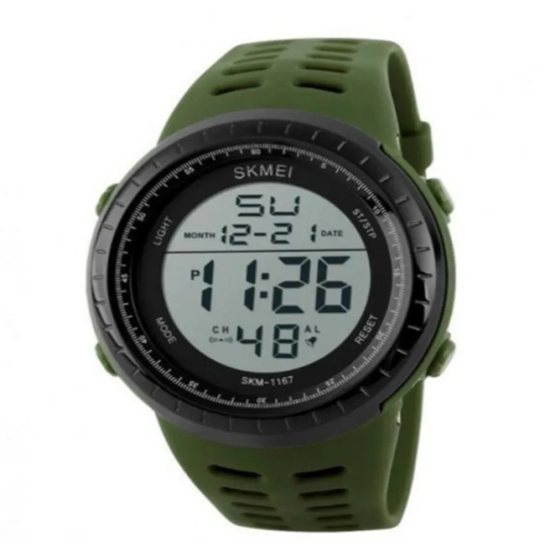 Часы наручные SKMEI 1167AG, ARMY GREEN, 9291