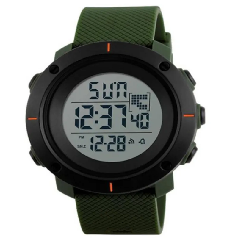Часы наручные SKMEI 1213AG, ARMY GREEN BIG SIZE, 9736