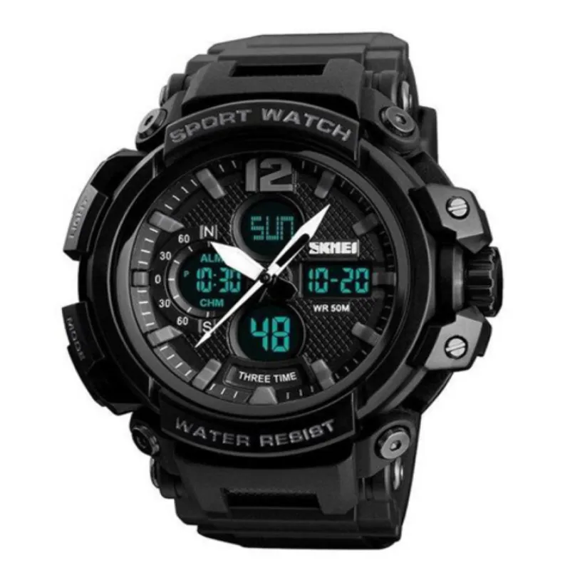 Часы наручные SKMEI 1343BK, BLACK, 9745