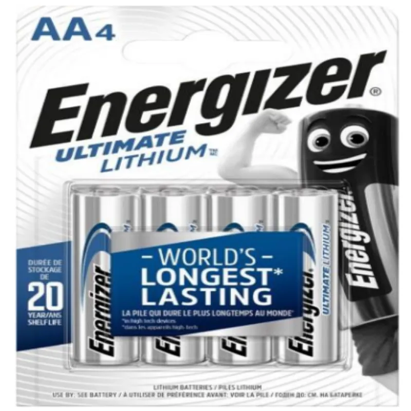 Батарейка Energizer Ultimate AA (LR6) Lithium